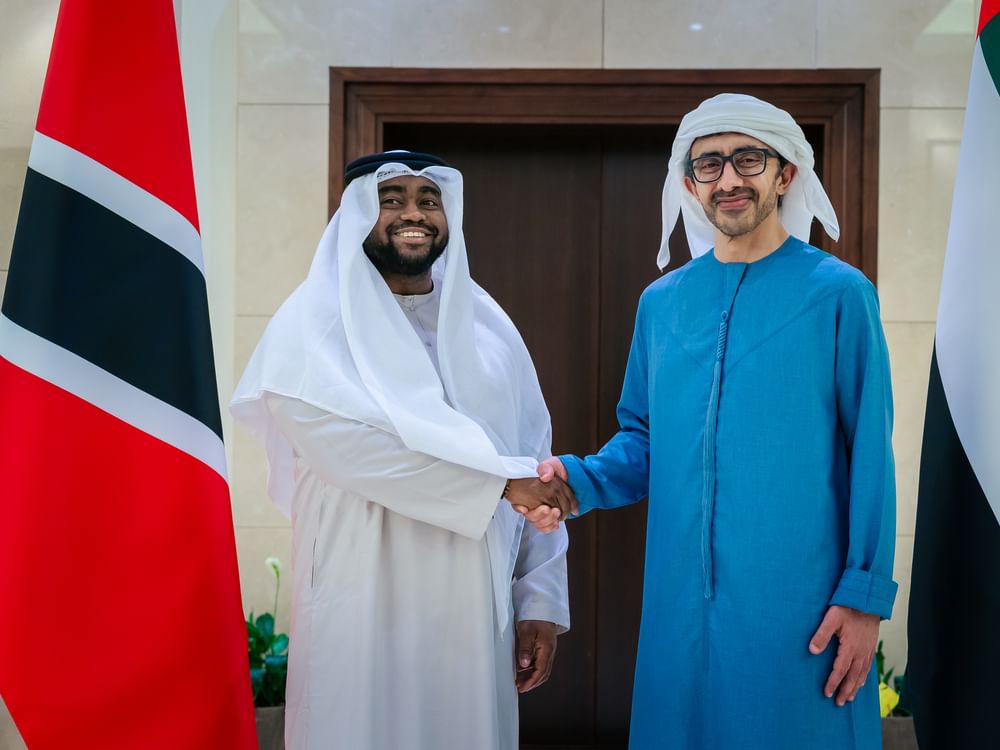 Abdullah bin Zayed receives Minister of Foreign and CARICOM Affairs of Trinidad and Tobago