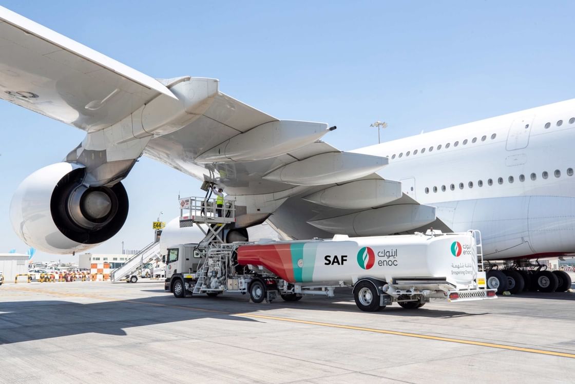 ENOC powers aviation sustainability at Dubai Airshow