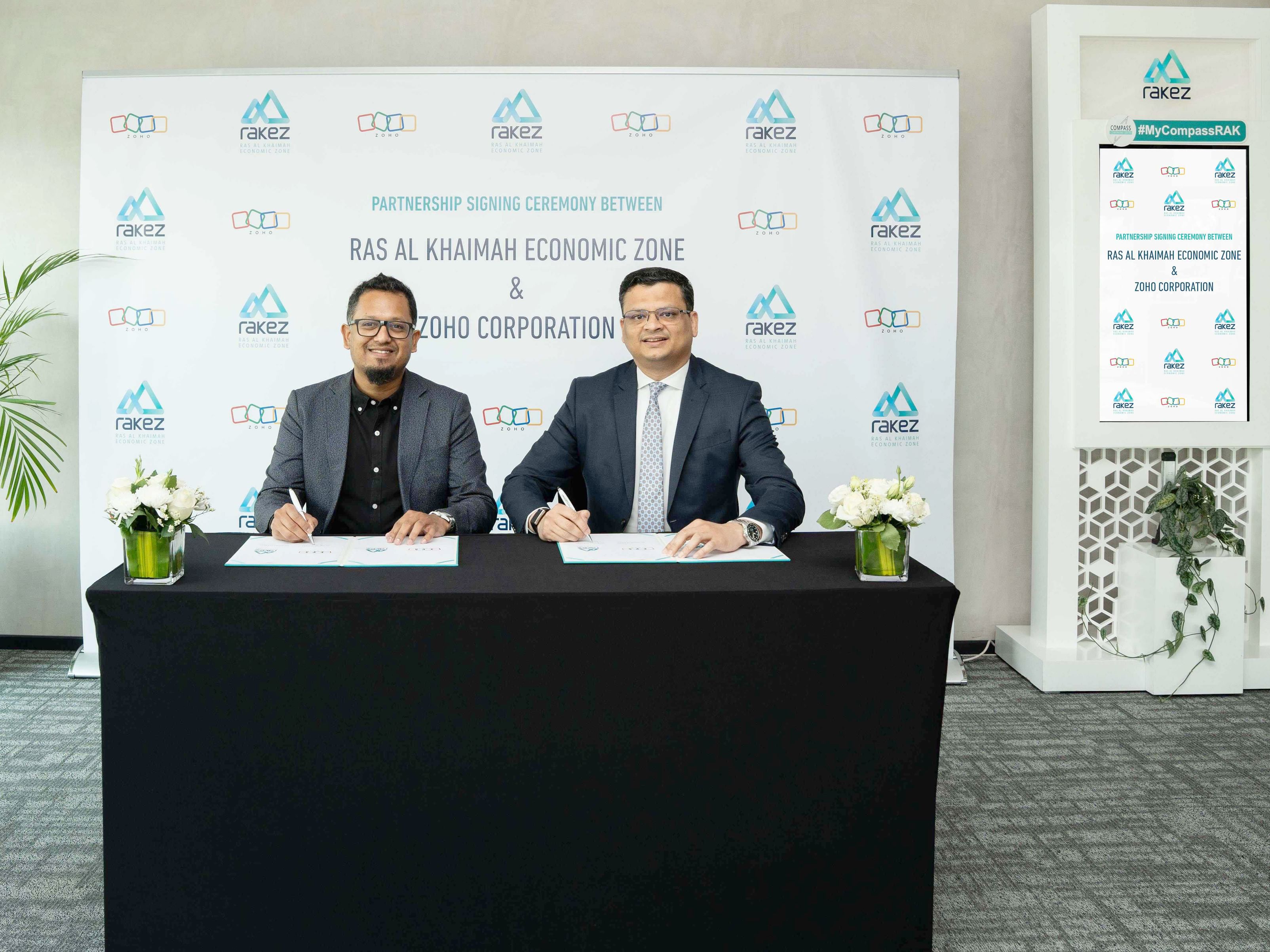 RAKEZ partners with Zoho to equip businesses with essential digital tools for enhanced operations