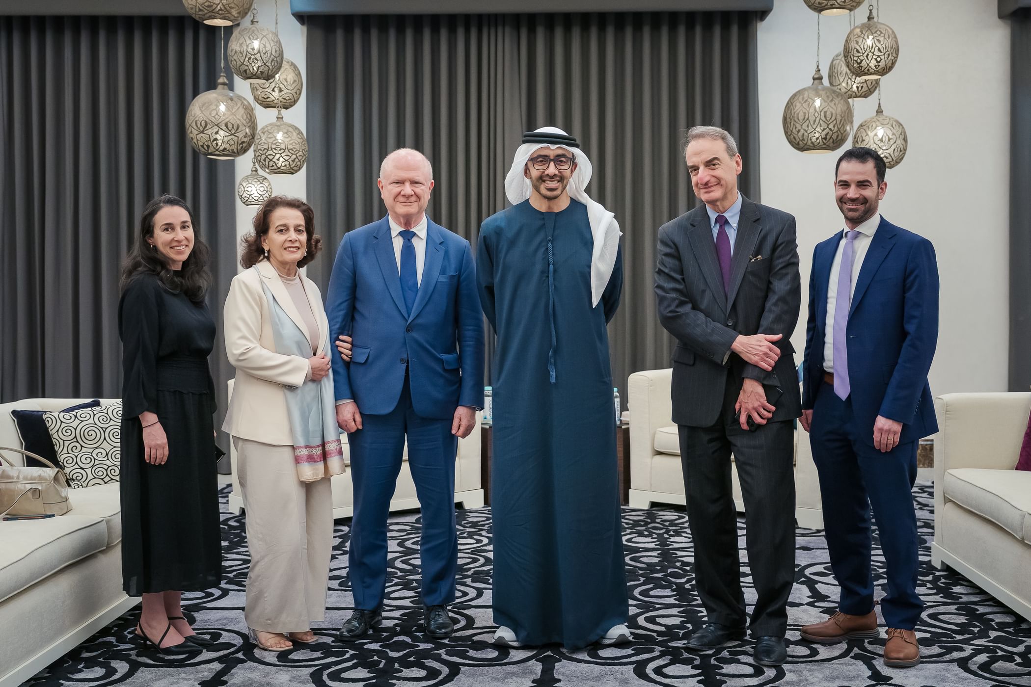 Abdullah bin Zayed meets American Jewish Committee members
