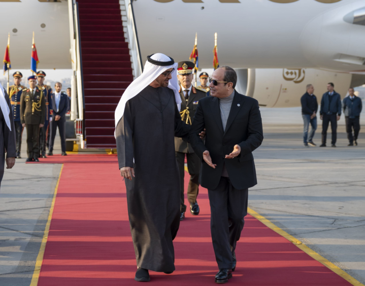 UAE President receives Egyptian President on fraternal visit  