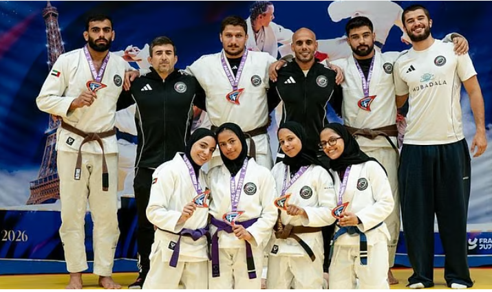 UAE Jiu-Jitsu team wins 12 medals at Paris Open Grand Prix