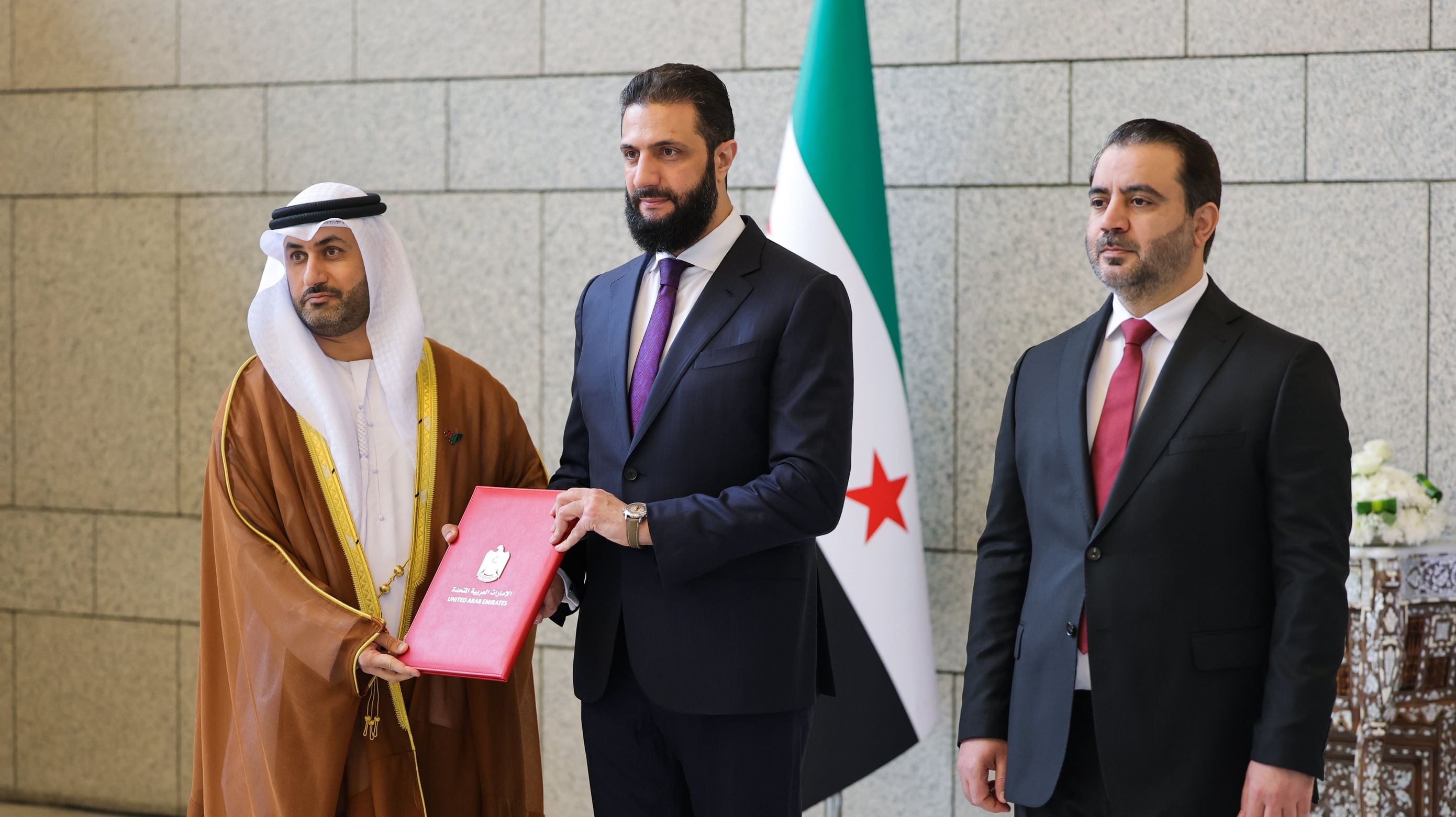 UAE Ambassador presents credentials to President of Syria