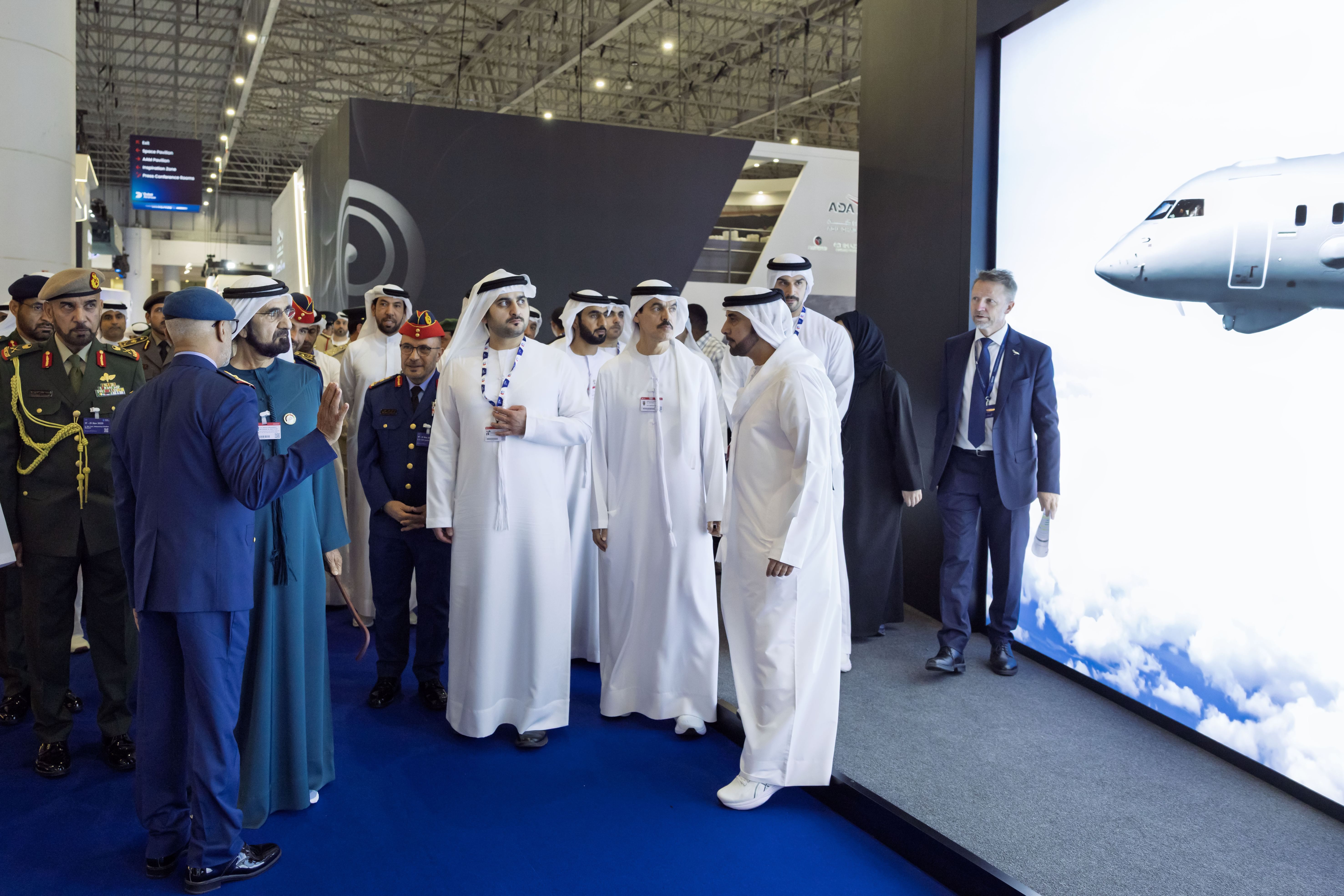 Mohammed bin Rashid tours Dubai Air2025