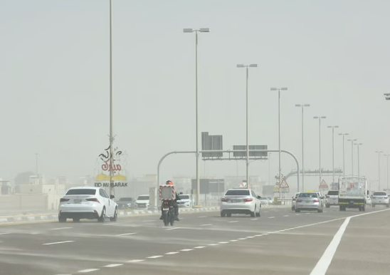 Strong winds and blowing dust to reduce visibility; police urge caution 