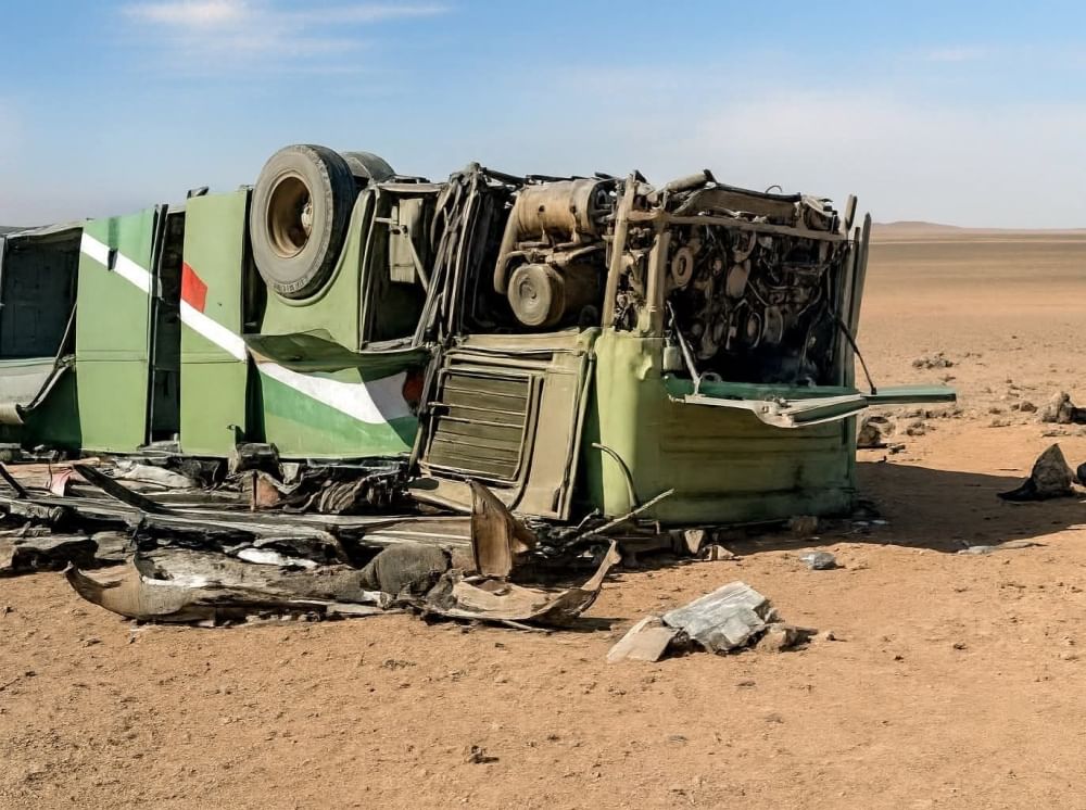Bus crash kills 14, injures 34 in Algeria