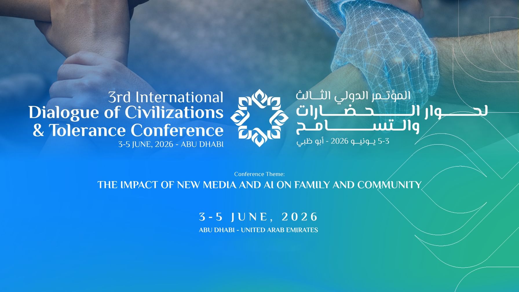 Abu Dhabi to host International Dialogue of Civilisations & Tolerance Conference 2026