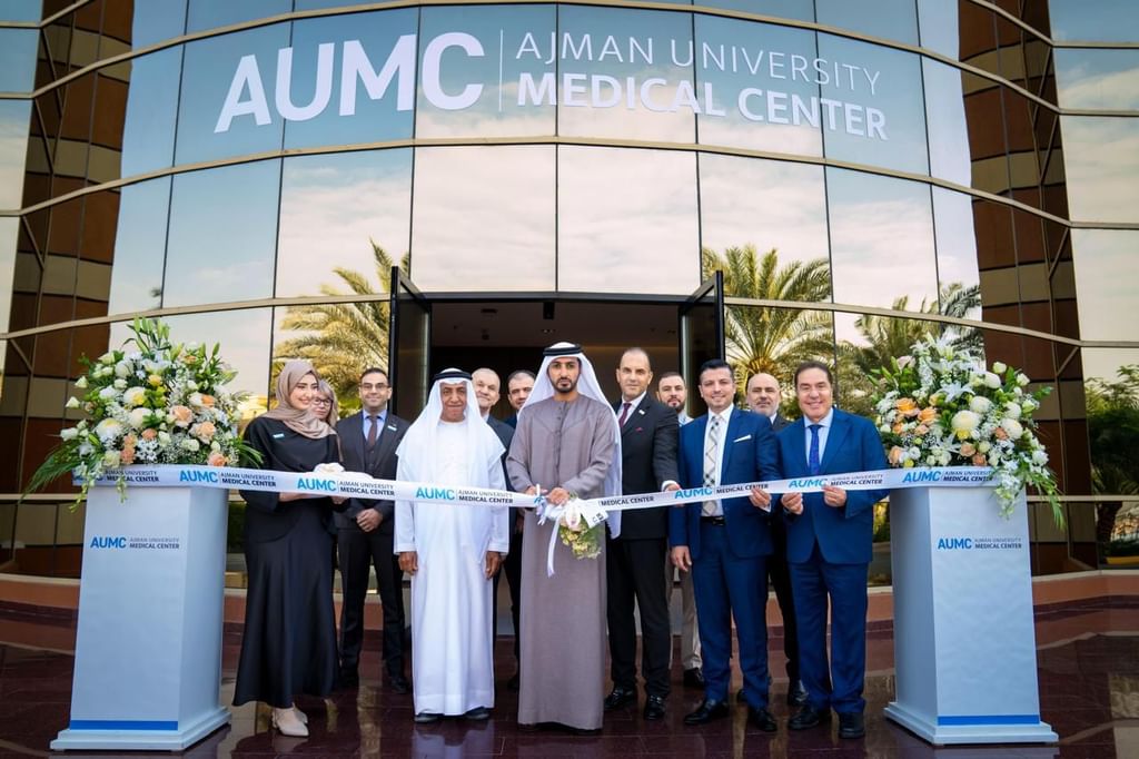 Rashid bin Humaid inaugurates Ajman University Medical Centre