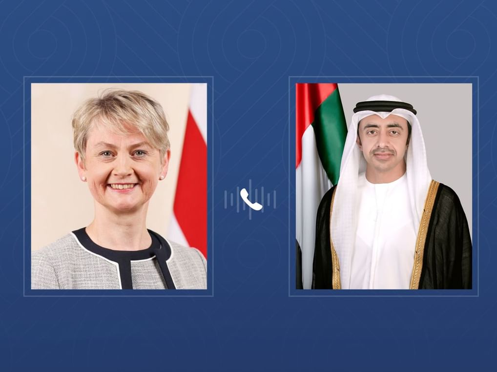 Abdullah bin Zayed, UK Foreign Secretary discuss relations