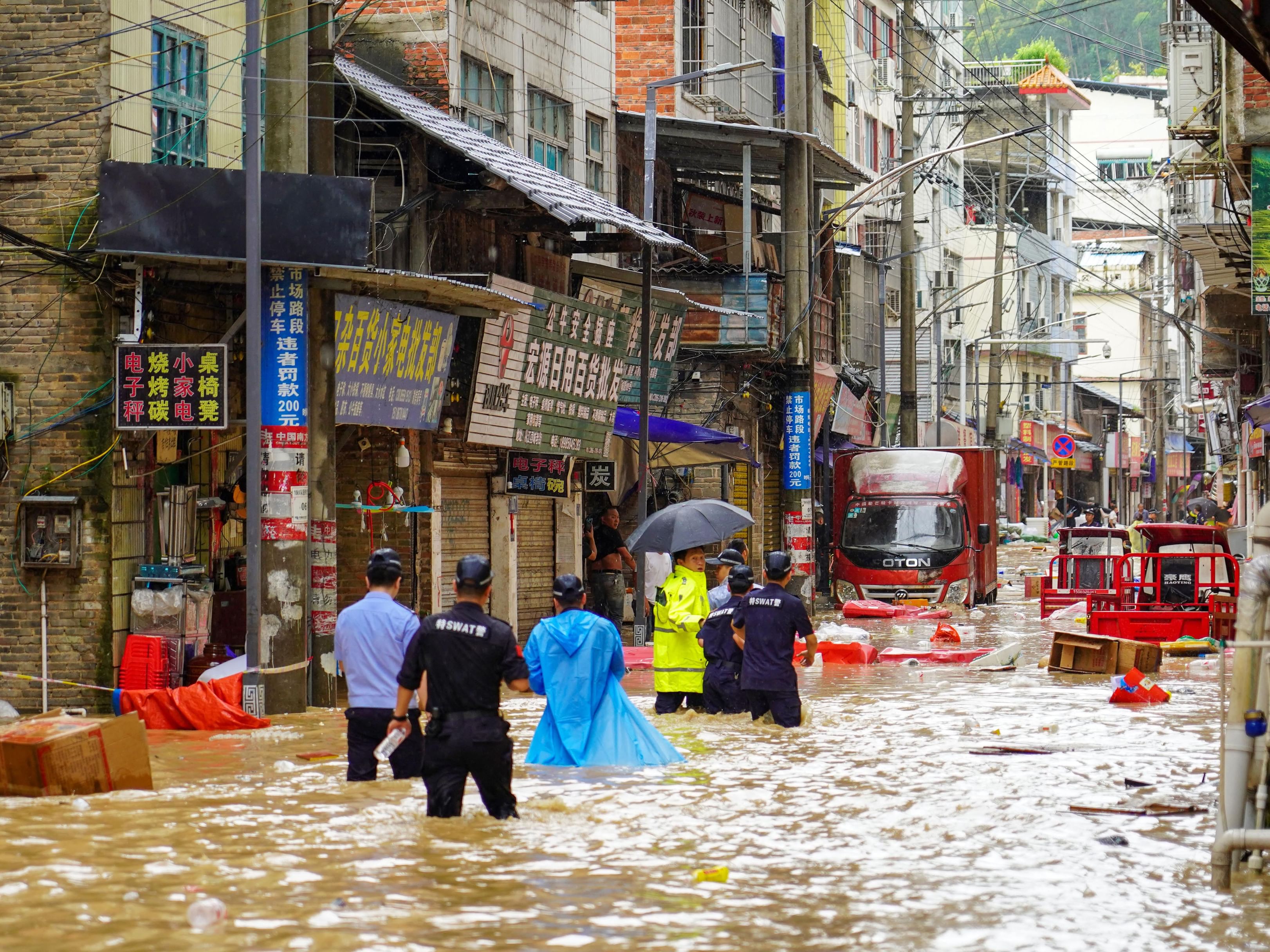 Over 80,000 evacuated amid flooding in southwest China