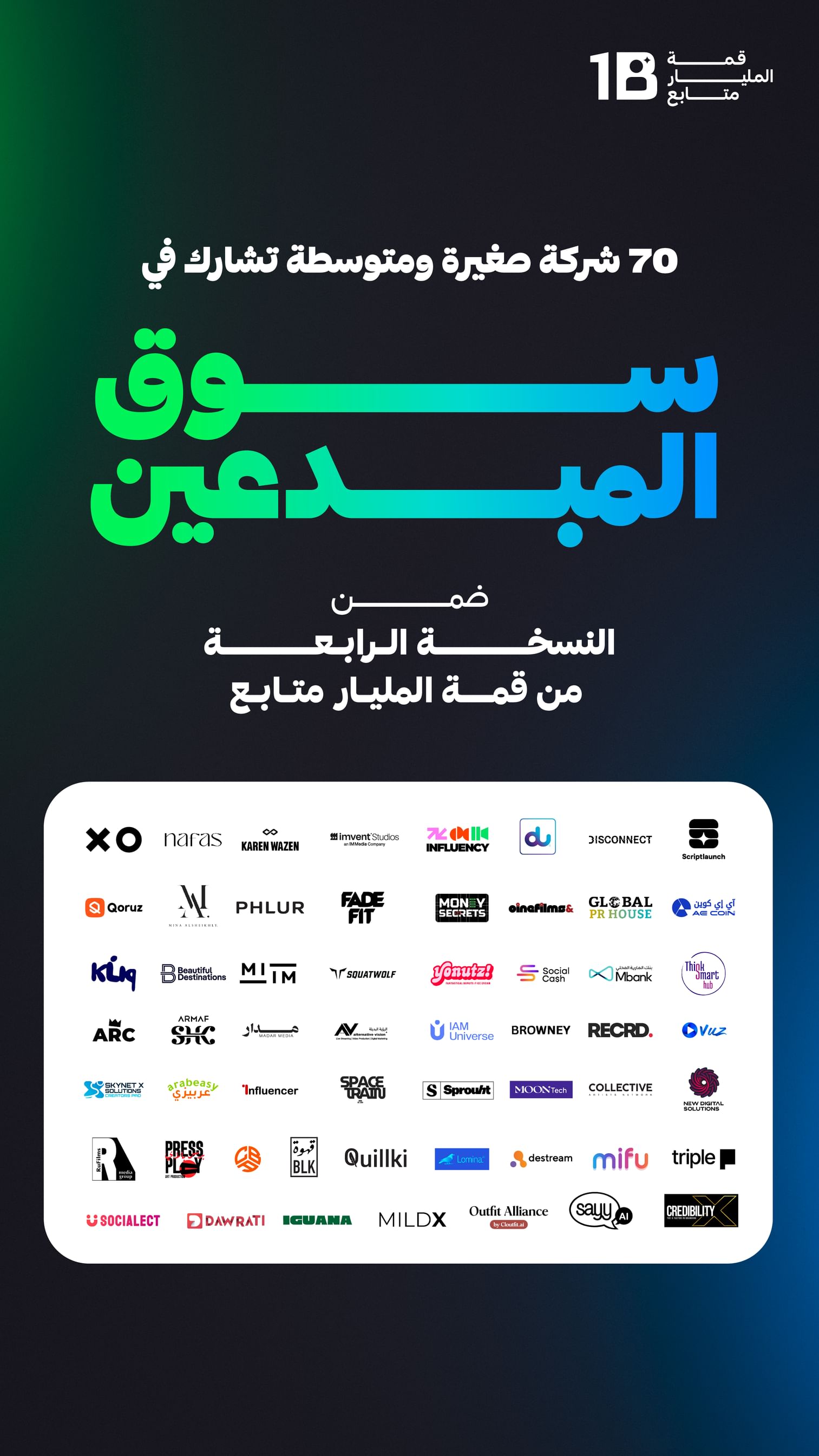 70 SMEs join Creators Market held as part of 1 Billion Followers Summit's fourth edition