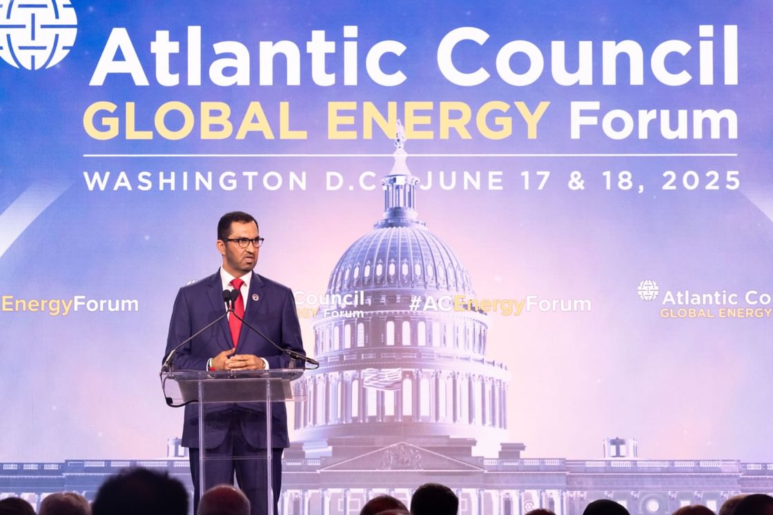 Sultan Al Jaber participates in Atlantic Council Global Energy Forum in Washington