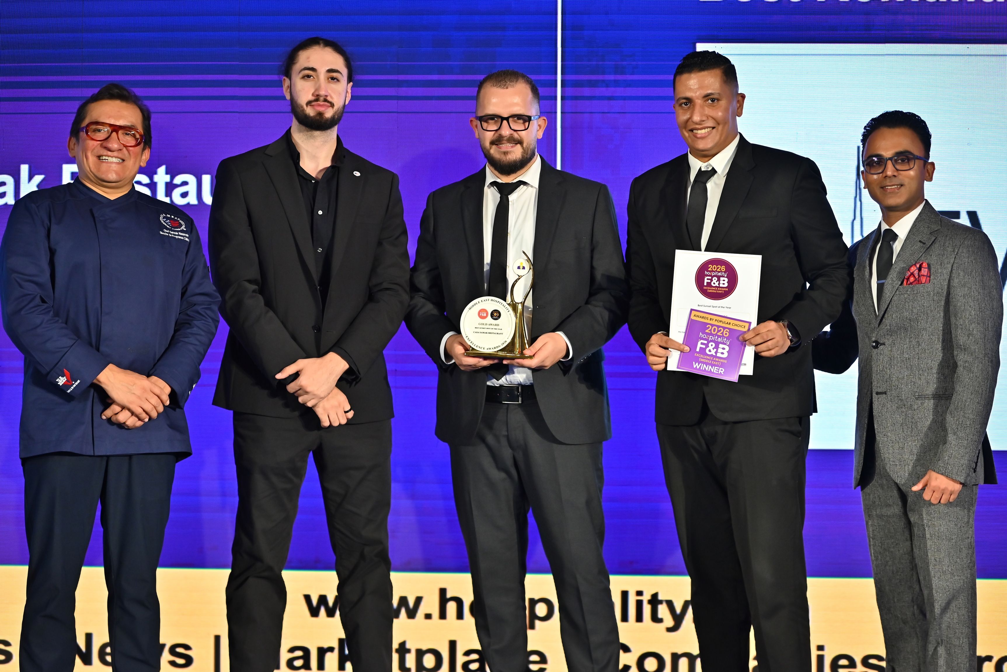 Coral Beach Resort Sharjah Celebrates Win at Middle East Chef & F&B Excellence Awards