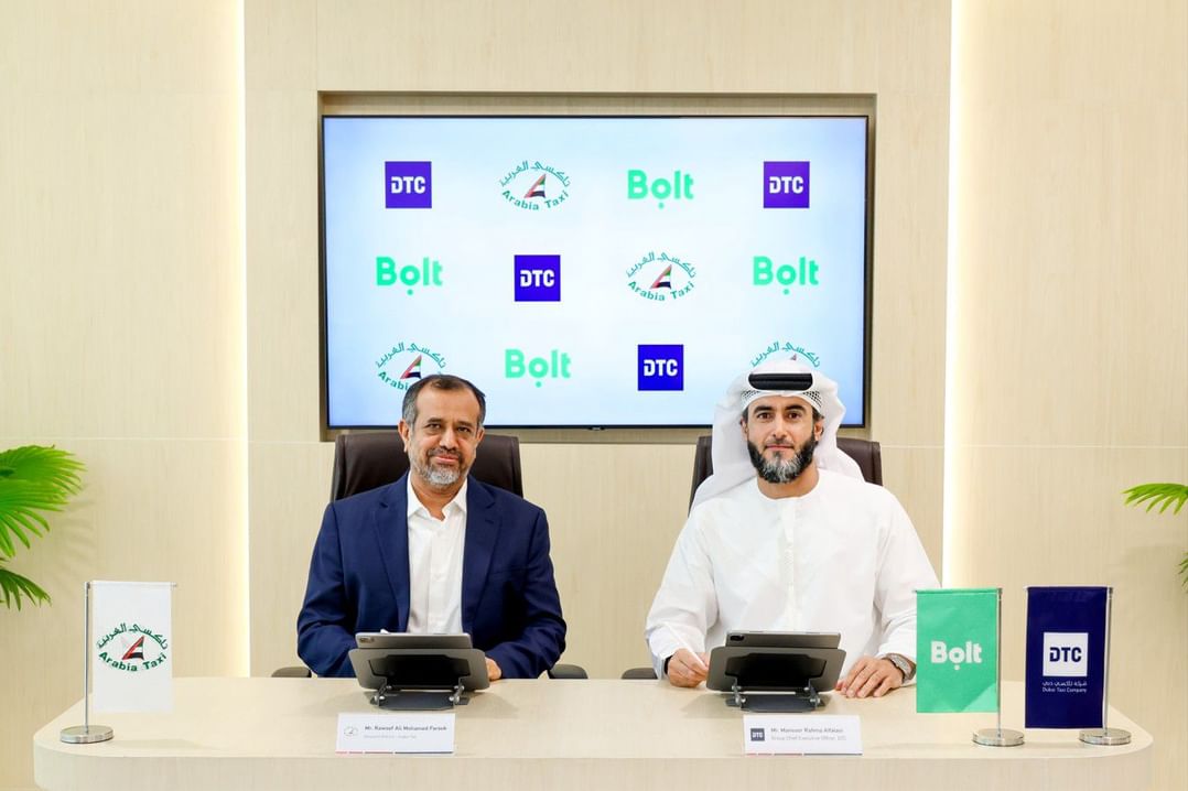 Dubai Taxi Company expands Bolt network through partnership with Arabia Taxi