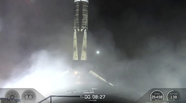 SpaceX launches its 100th mission of the year, sends Starlink satellites to orbit