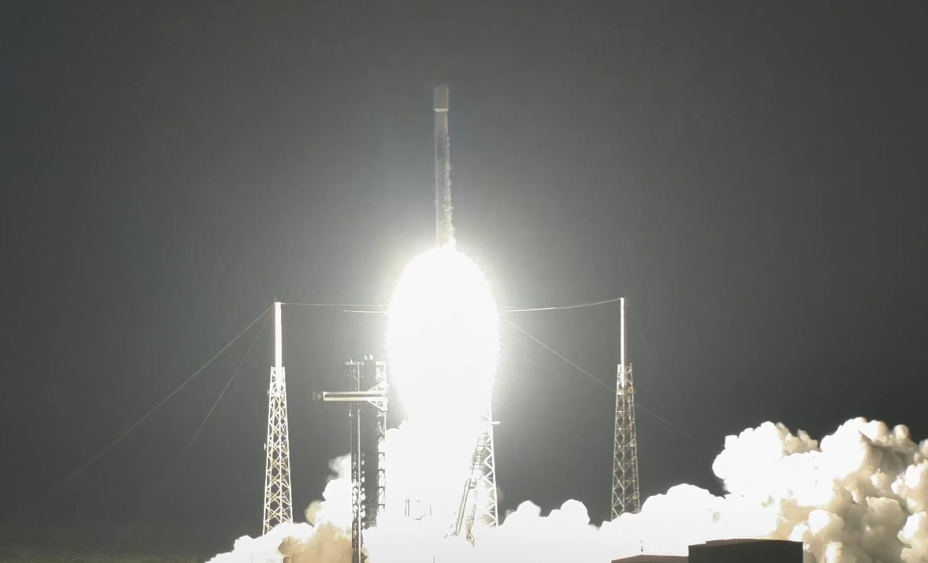 SpaceX launches three BlueBird satellites for communications