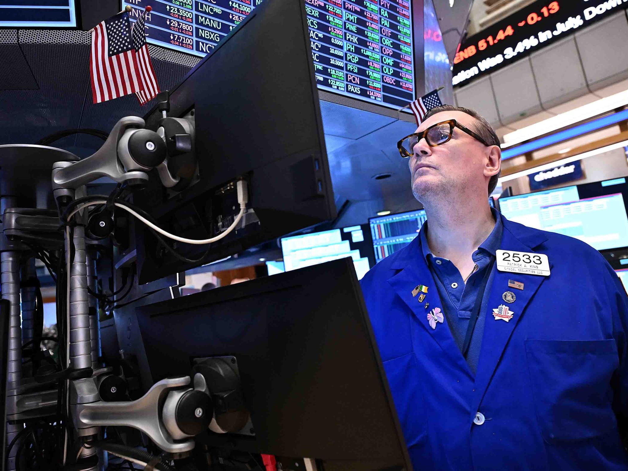 Wall Street slips as Dow drops 263 points