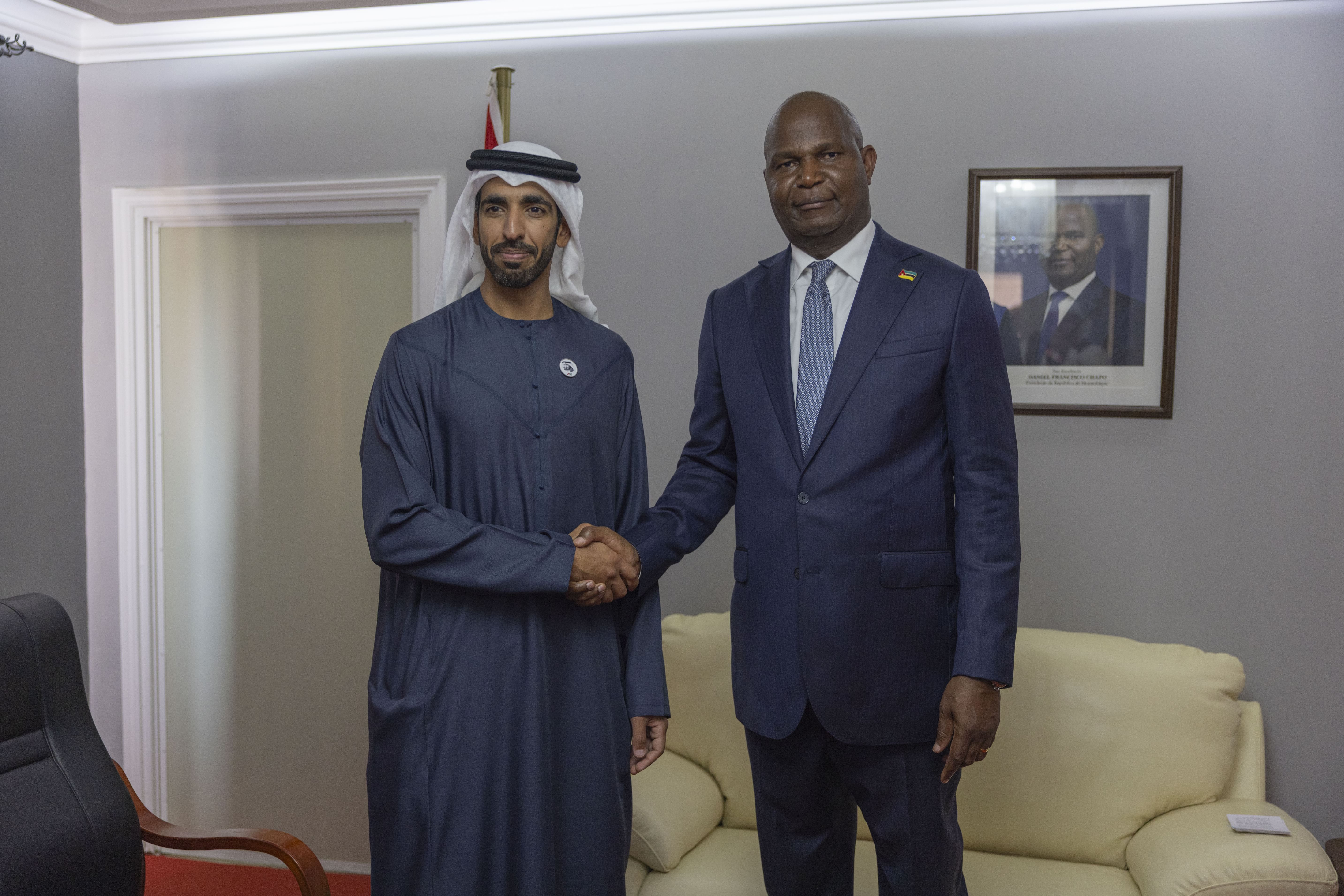 On behalf of UAE President, Shakhboot bin Nahyan participates in Maputo International Trade Fair in Mozambique