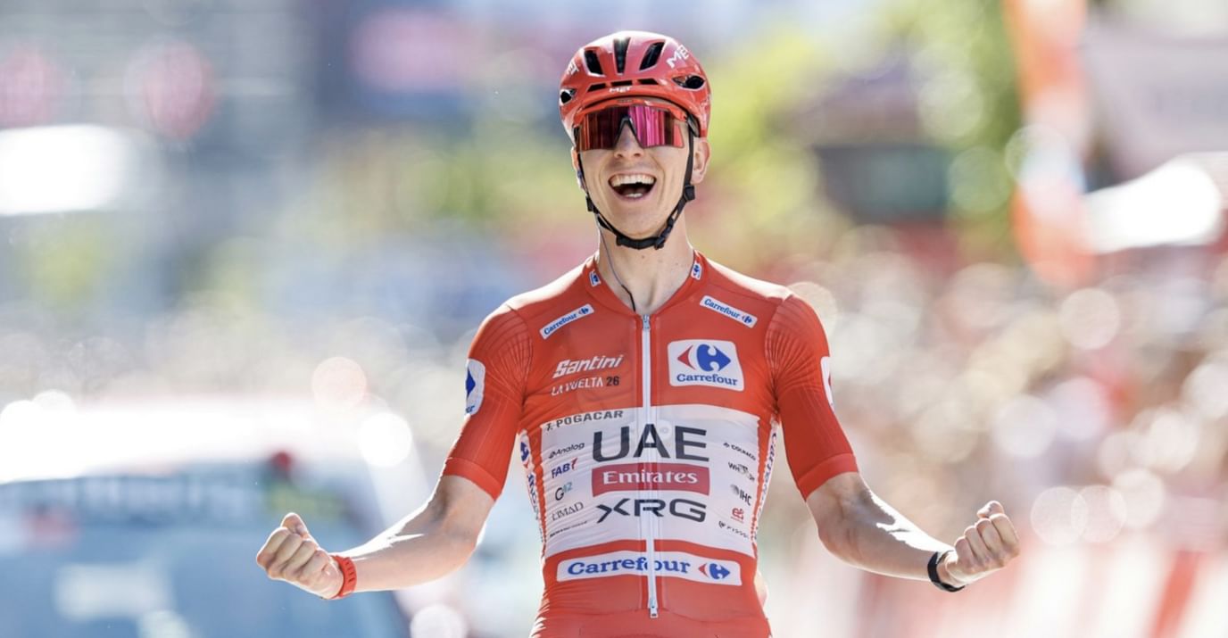 UAE Team Emirates-XRG's Pogačar wins stage 4 of Vuelta a España