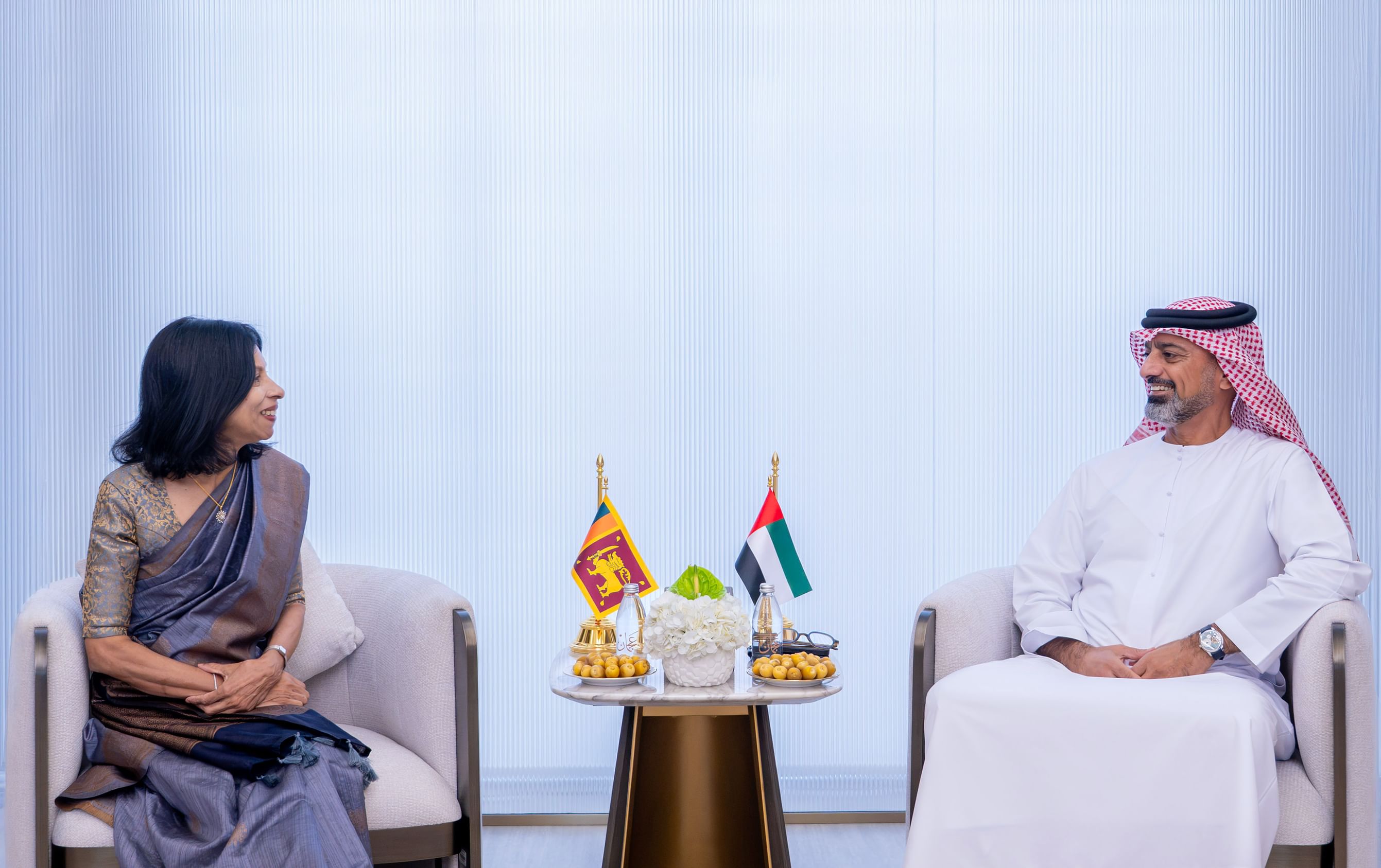 Ajman Crown Prince receives Ambassador of Sri Lanka